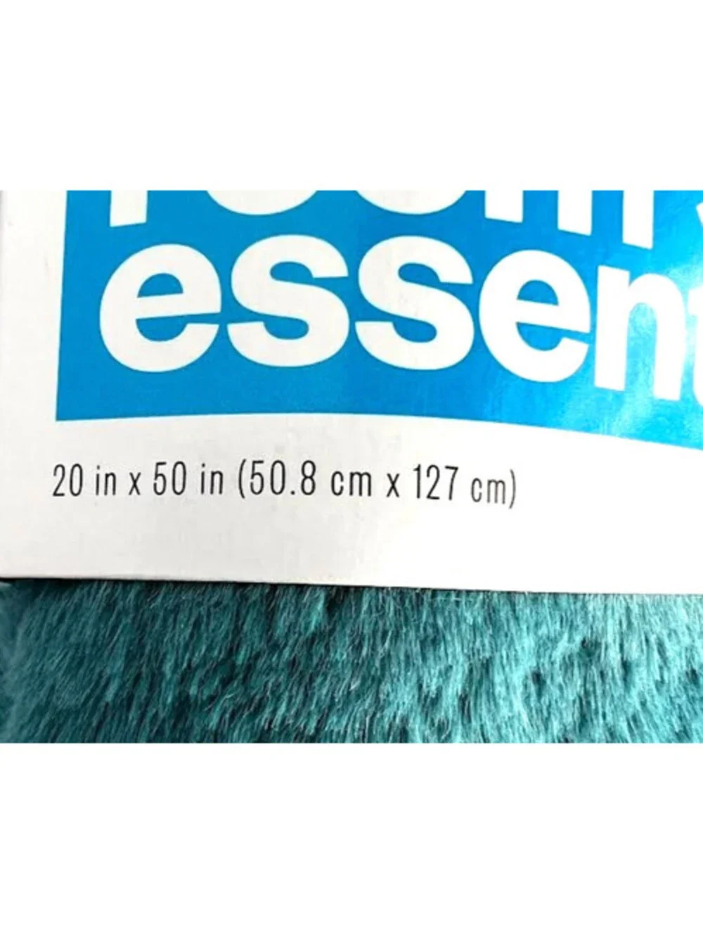 Body Pillow Cover-Room Essentials Super Soft Teal Faux Fur 20